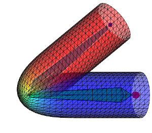 Linear Blending cylinder Linear Blending cylinder
