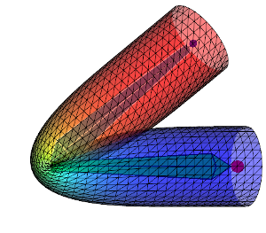 Linear Blending cylinder Linear Blending cylinder