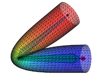 Linear Blending cylinder Linear Blending cylinder